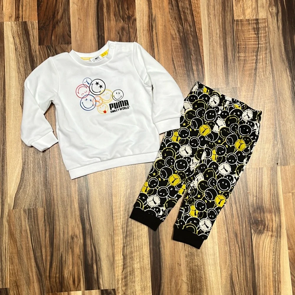 Puma Kids Smiley World set size 18M NWT - Picture 1 of 6